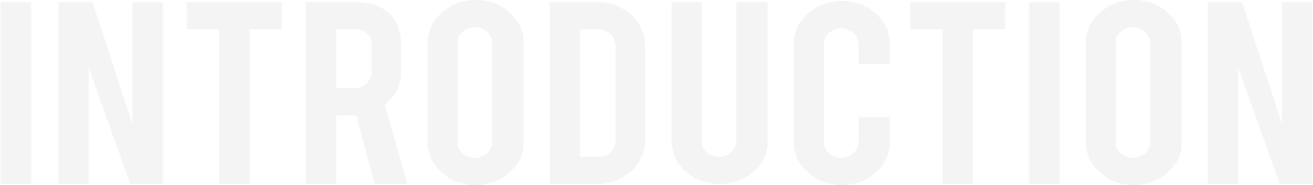 The word introduction is shown on a black background.