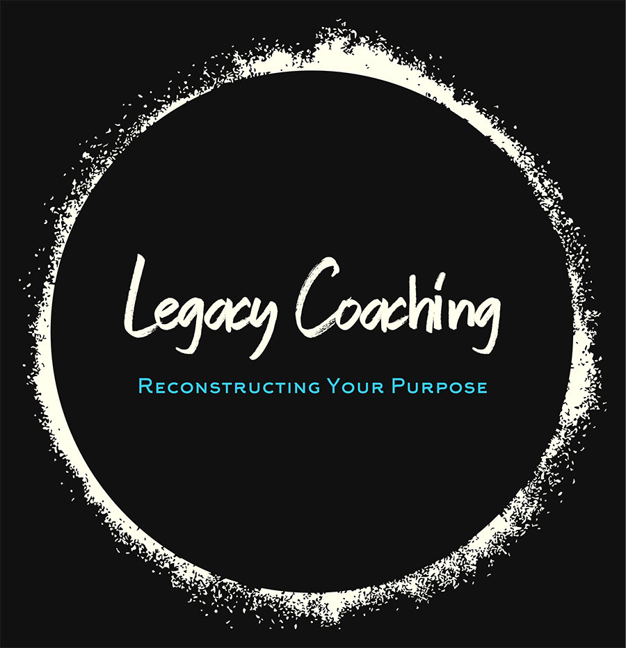Legacy Coaching official logo in white and black color